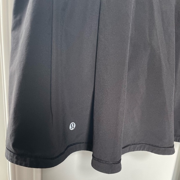 🍋Lululemon Pace Rival Mid-Rise Tennis Skirt in Black - Picture 3 of 12